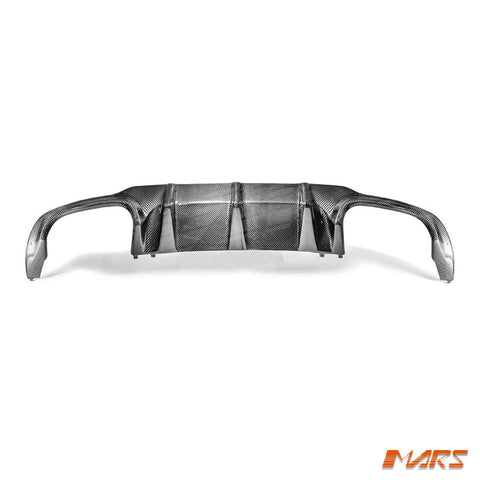 Flokraft Carbon Fibre Rear Bumper Bar Diffuser Bodykit for Mercedes Benz AMG C63 W204 C204 2011 - 2014 - Mars Performance