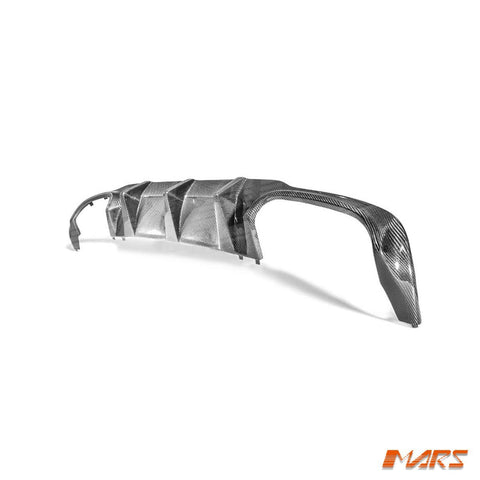 Flokraft Carbon Fibre Rear Bumper Bar Diffuser Bodykit for Mercedes Benz AMG C63 W204 C204 2011 - 2014 - Mars Performance