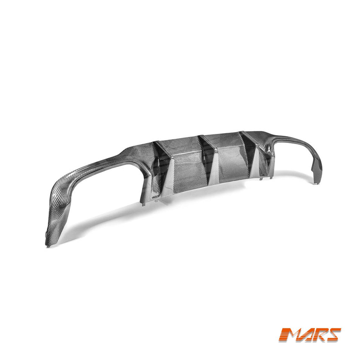 Flokraft Carbon Fibre Rear Bumper Bar Diffuser Bodykit for Mercedes Benz AMG C63 W204 C204 2011 - 2014 - Mars Performance