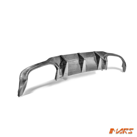 Flokraft Carbon Fibre Rear Bumper Bar Diffuser Bodykit for Mercedes Benz AMG C63 W204 C204 2011 - 2014 - Mars Performance