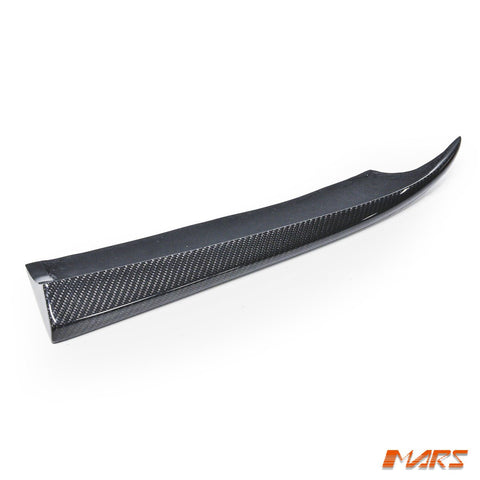 Flokraft Carbon Fibre Rear Bumper Side lip Splitters winglets for Mercedes Benz W204 C63 AMG Sedan 2008 - 2011 - Mars Performance