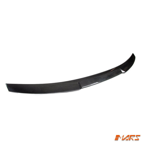 FloKraft Carbon Fibre Rear trunk boot lip Spoiler Wing Bodykit for AUDI A6 S6 C8 Sedan 2019 - 2024 - Mars Performance