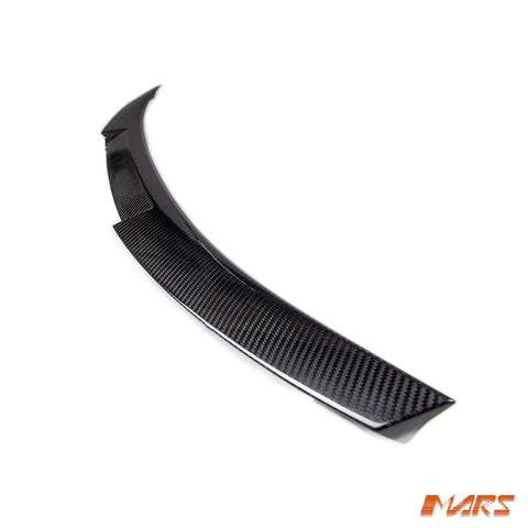FloKraft Carbon Fibre Rear trunk boot lip Spoiler Wing Bodykit for AUDI A6 S6 C8 Sedan 2019 - 2024 - Mars Performance