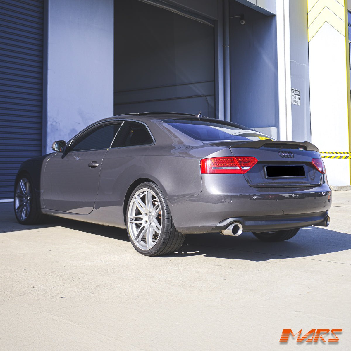 FloKraft Carbon Fibre Rear Trunk Lip Spoiler Bodykit for AUDI A5 8T 2 Doors Coupe 2008 - 2016 - Mars Performance