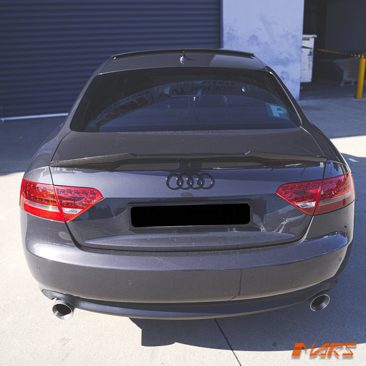 FloKraft Carbon Fibre Rear Trunk Lip Spoiler Bodykit for AUDI A5 8T 2 Doors Coupe 2008 - 2016 - Mars Performance