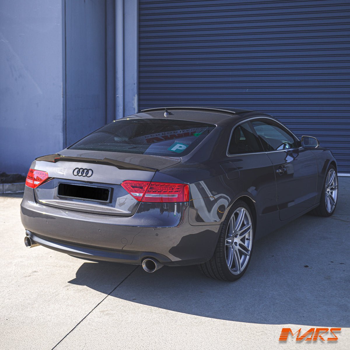 FloKraft Carbon Fibre Rear Trunk Lip Spoiler Bodykit for AUDI A5 8T 2 Doors Coupe 2008 - 2016 - Mars Performance