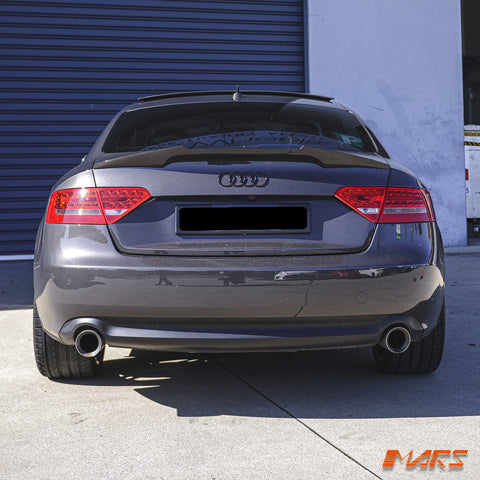 FloKraft Carbon Fibre Rear Trunk Lip Spoiler Bodykit for AUDI A5 8T 2 Doors Coupe 2008 - 2016 - Mars Performance