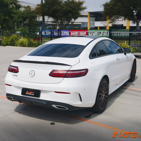 FloKraft Carbon Fibre Rear Trunk Lip Spoiler Bodykit for Mercedes - Benz E Class Coupe C238 W238 2017 - 2023 & E53 AMG - Mars Performance