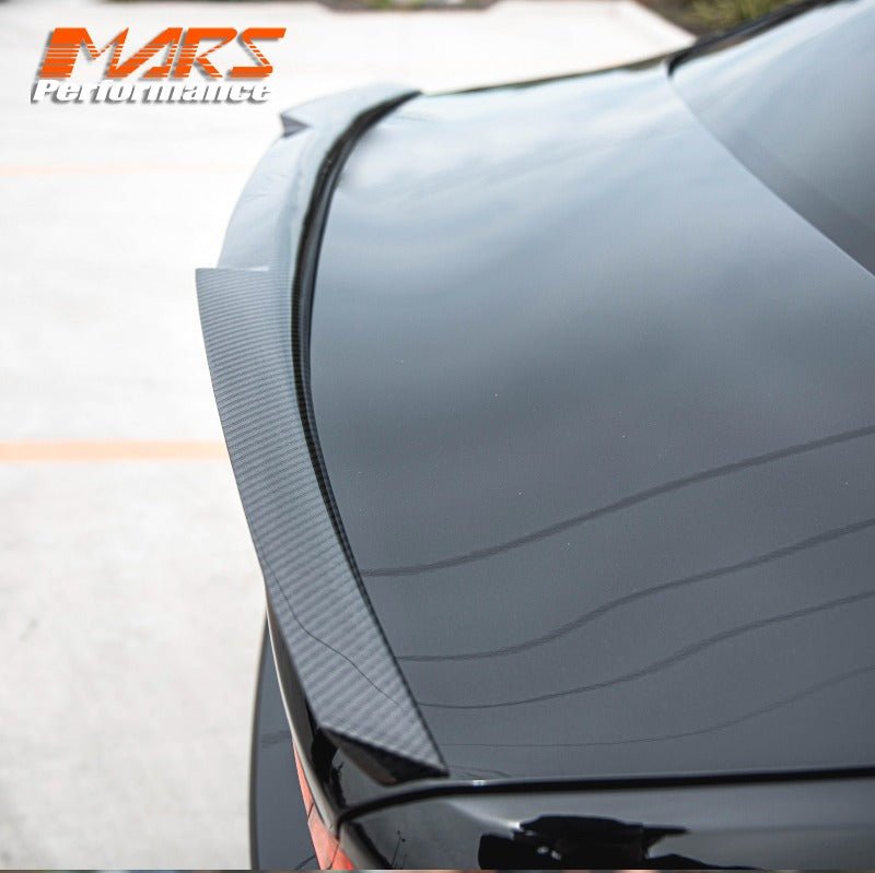 FloKraft Carbon Fibre Rear Trunk Lip Spoiler wing Bodykit for BMW 5 - Series G30 Sedan & F90 M5 2017 - 2023 - Mars Performance