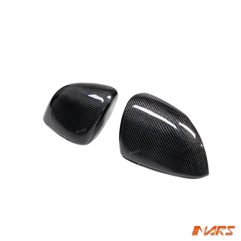 FloKraft Carbon Fibre Replacement Mirror Cover Caps Bodykit for Mercedes - Benz W177 V177 A - Class & C118 CLA - Class - Mars Performance