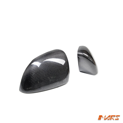 FloKraft Carbon Fibre Replacement Mirror Cover Caps Bodykit for Mercedes - Benz W177 V177 A - Class & C118 CLA - Class - Mars Performance