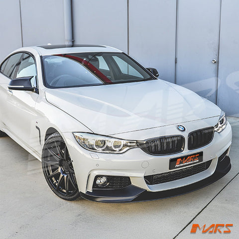 FloKraft Dry Carbon Fibre Front Kidney Grille Grill Cover Bodykit for BMW 4 Series F32 F33 F36 & F80 M3 F82 F83 M4 2013 - 2020 - Mars Performance