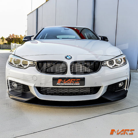 FloKraft Dry Carbon Fibre Front Kidney Grille Grill Cover Bodykit for BMW 4 Series F32 F33 F36 & F80 M3 F82 F83 M4 2013 - 2020 - Mars Performance
