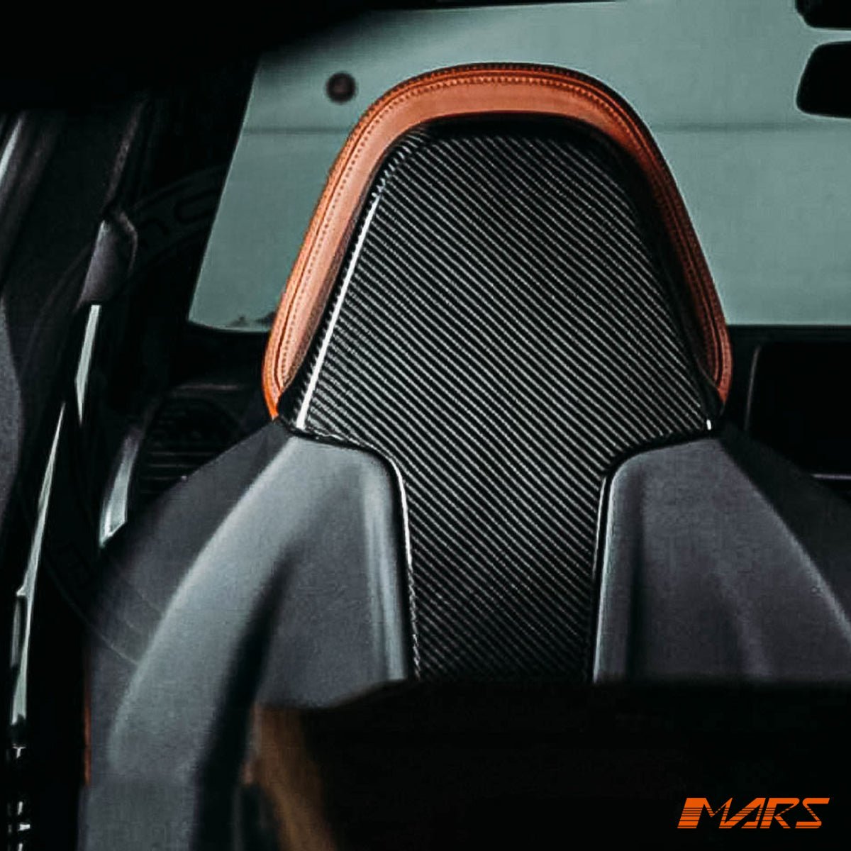FloKraft Dry Carbon Fibre Front Seat Cover for BMW M3 G80 G81 M4 G82 X3M F97 X4M F98 M8 F91 F92 F93 - Mars Performance