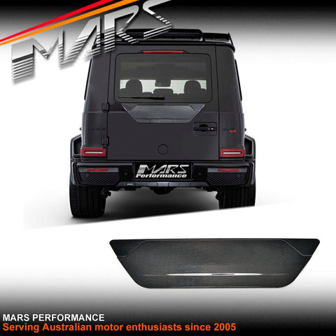 FloKraft Dry Carbon Fibre Rear Tail Gate Cover for Mercedes - Benz G - Class W463A G400d & G63 AMG 2019+ - Mars Performance