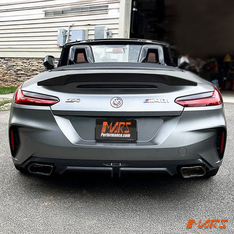 FloKraft Dry Carbon Fibre Rear trunk boot lip Spoiler Wing Bodykit for BMW Z4 G29 2018 - 2025 - Mars Performance