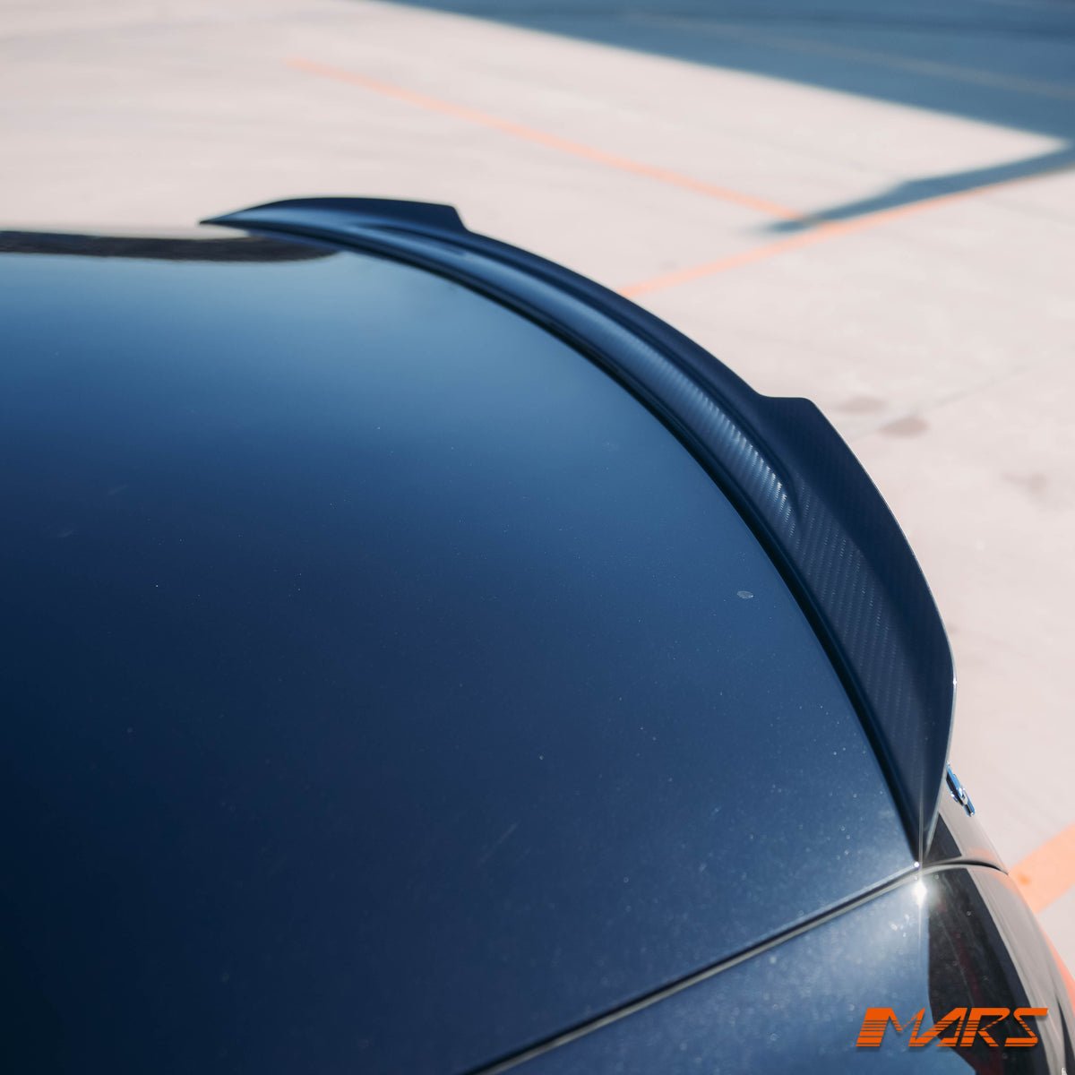 FloKraft Dry Carbon Fibre Rear Trunk Lip Spoiler Bodykit for Mercedes - Benz W223 S - Class & S63 S65 AMG 2021 - 2024 - Mars Performance