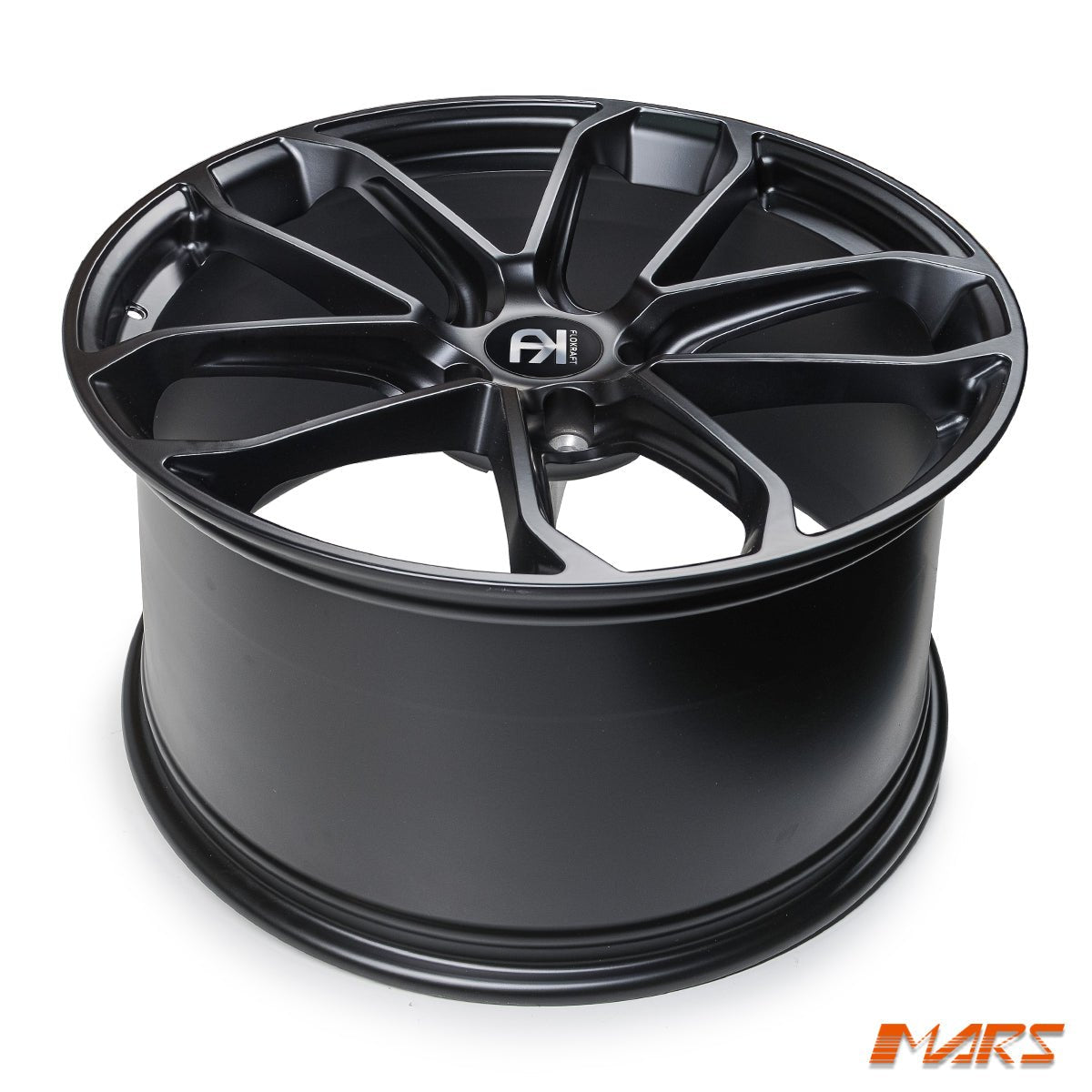 FloKraft FK - GTD 22 Inch Matt Black Monoblock Forged Stag Wheels Rims for Porsche Cayenne 5x130 - Mars Performance