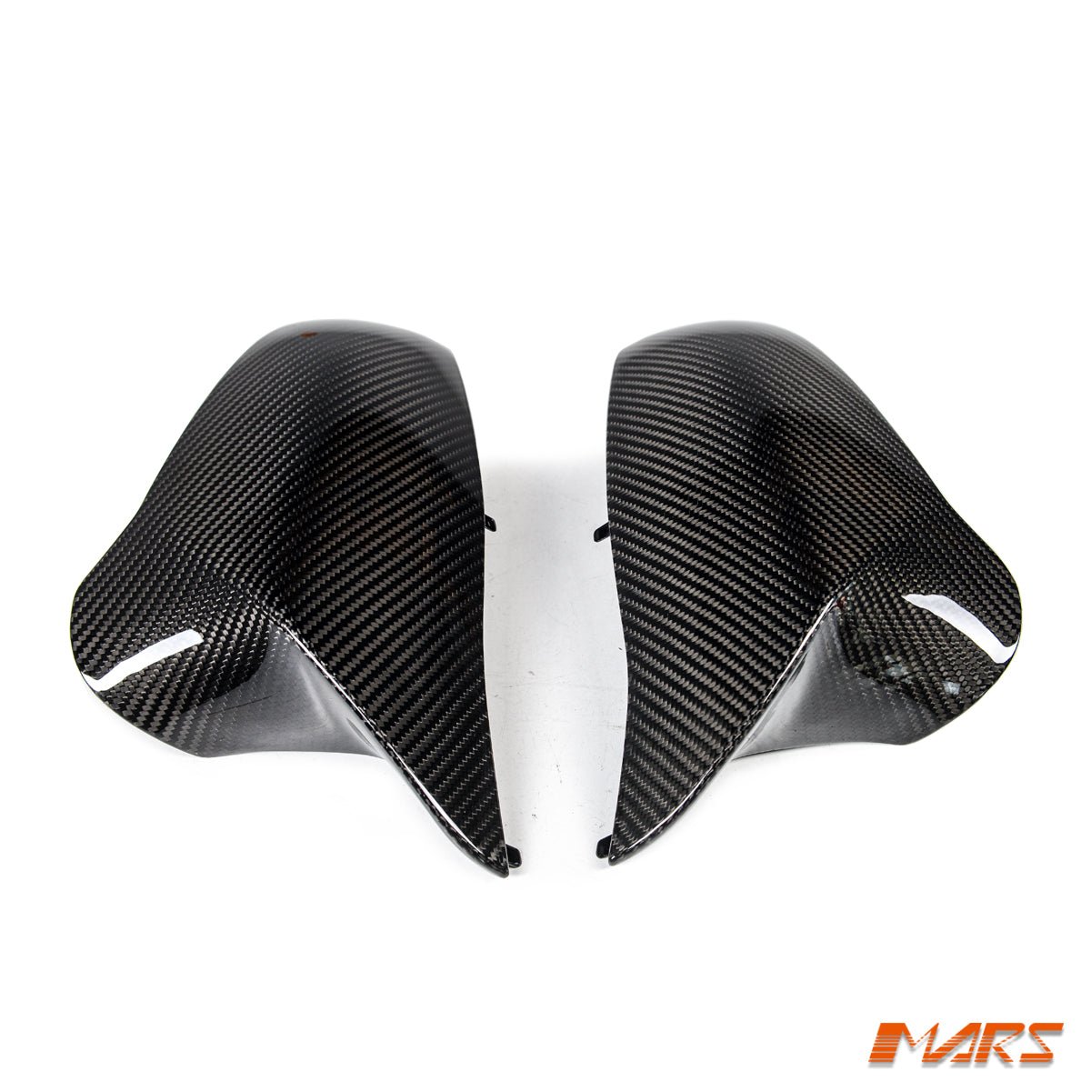 FloKraft RHD Dry Carbon Fibre Replacement Mirror Cover Bodykit for BMW M - Series M3 F80 & M4 F82 F83 & M2 F87 Competition - Mars Performance