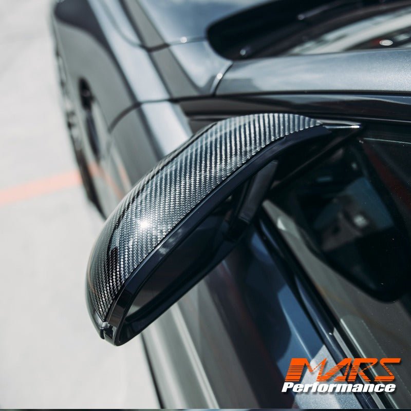 FloKraft RHD Dry Carbon Fibre Replacement Mirror Cover Bodykit for BMW M - Series M3 F80 & M4 F82 F83 & M2 F87 Competition - Mars Performance