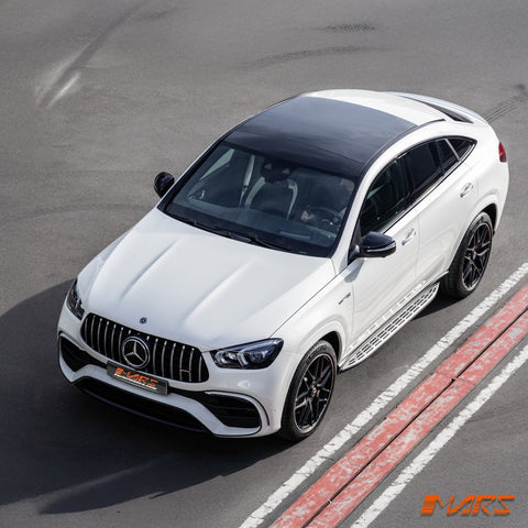 Foot Rest Running Boards Side Step Bar Bodykit for Mercedes - Benz GLE - Class C167 Coupe & GLE63 GLE53 AMG 2019 - 2024 - Mars Performance