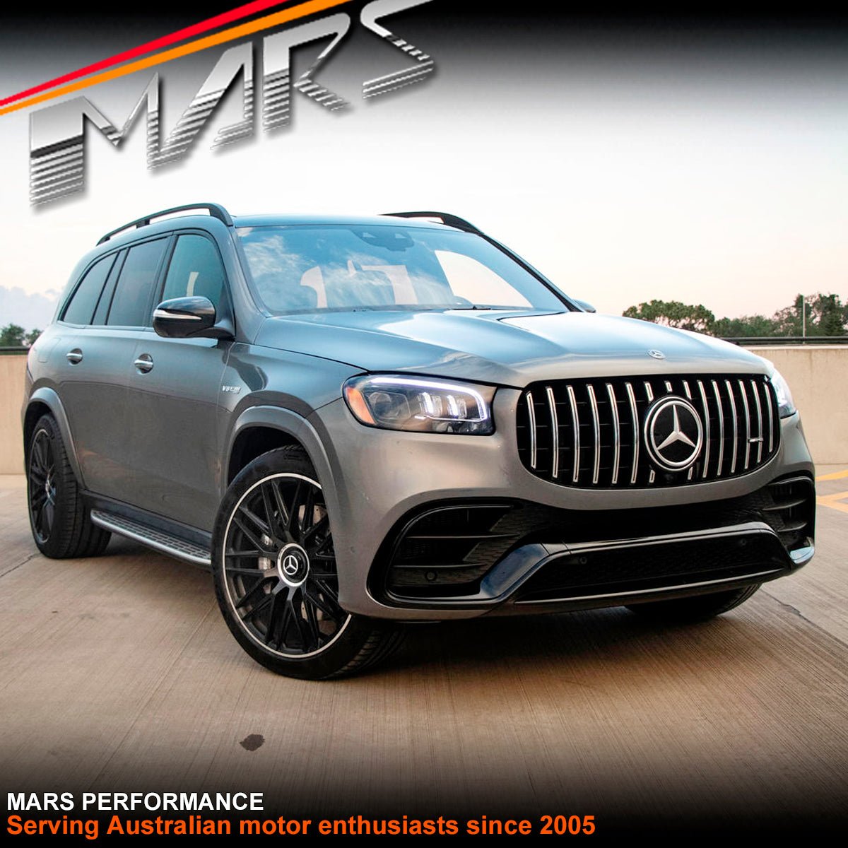 Foot Rest Running Boards Side Step Nerf Bar Bodykit for Mercedes Benz X167 GLS Class 2019 - 2025 - Mars Performance