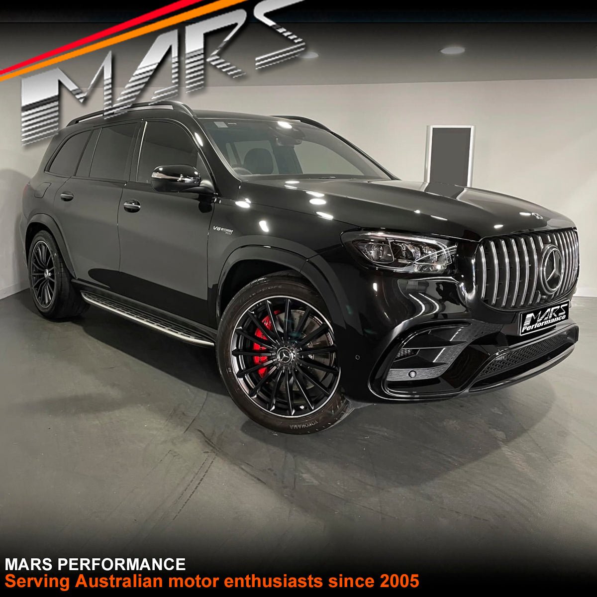 Foot Rest Running Boards Side Step Nerf Bar Bodykit for Mercedes Benz X167 GLS Class 2019 - 2025 - Mars Performance