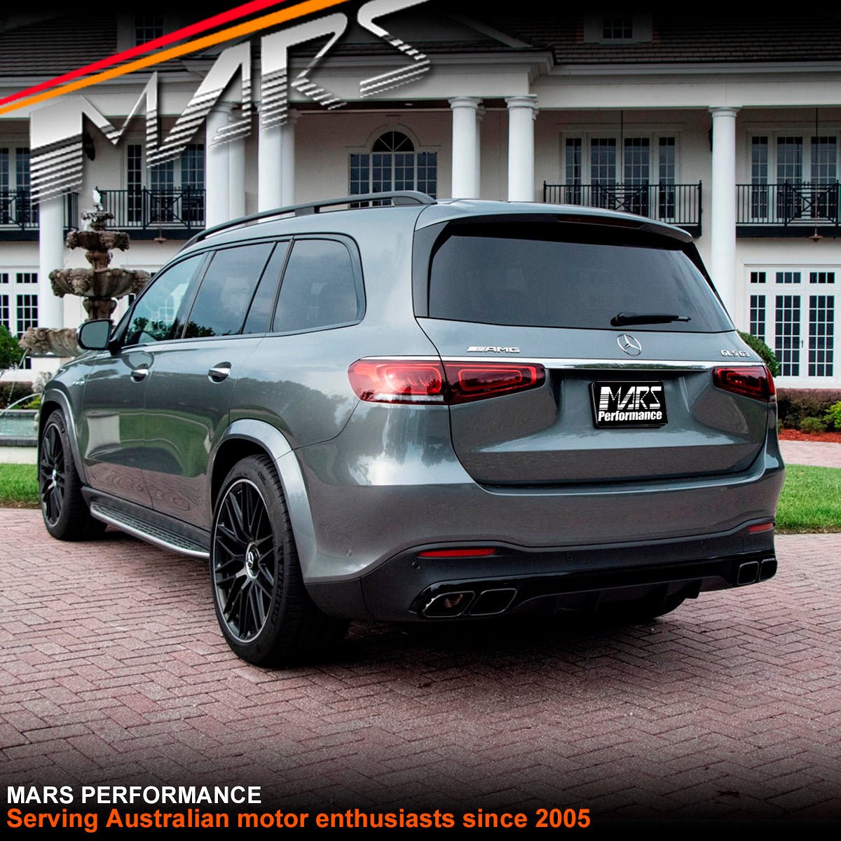 Foot Rest Running Boards Side Step Nerf Bar Bodykit for Mercedes Benz X167 GLS Class 2019 - 2025 - Mars Performance