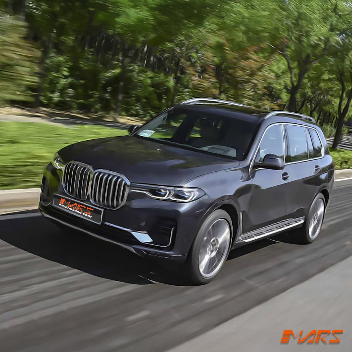 Foot Rest Running Boards Side Step Nerf Bar for BMW X7 G07 2019 - 2025 - Mars Performance