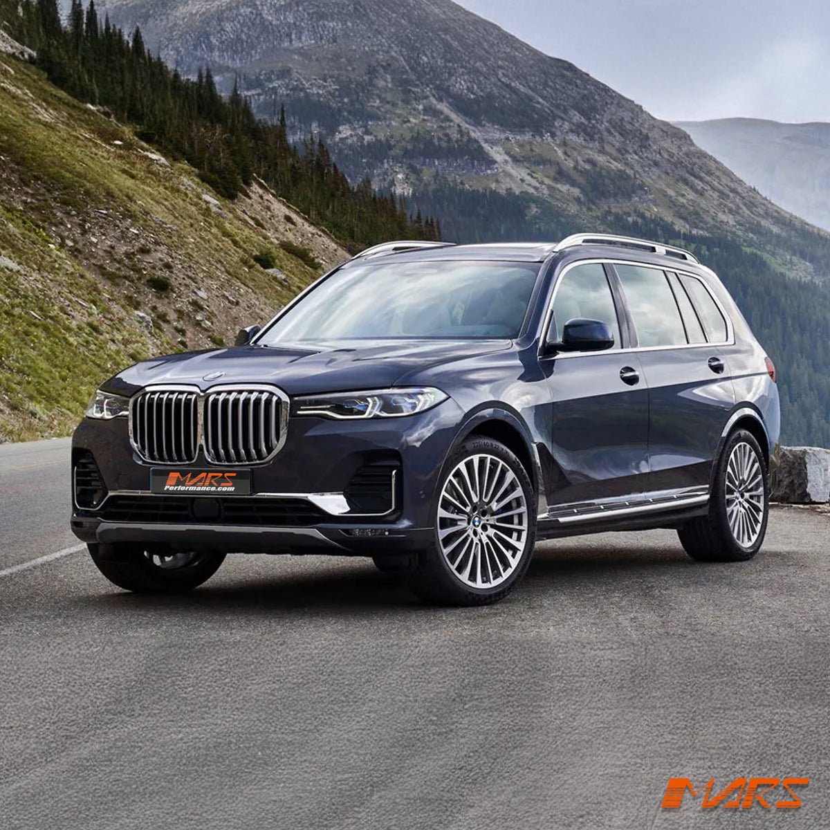 Foot Rest Running Boards Side Step Nerf Bar for BMW X7 G07 2019 - 2025 - Mars Performance