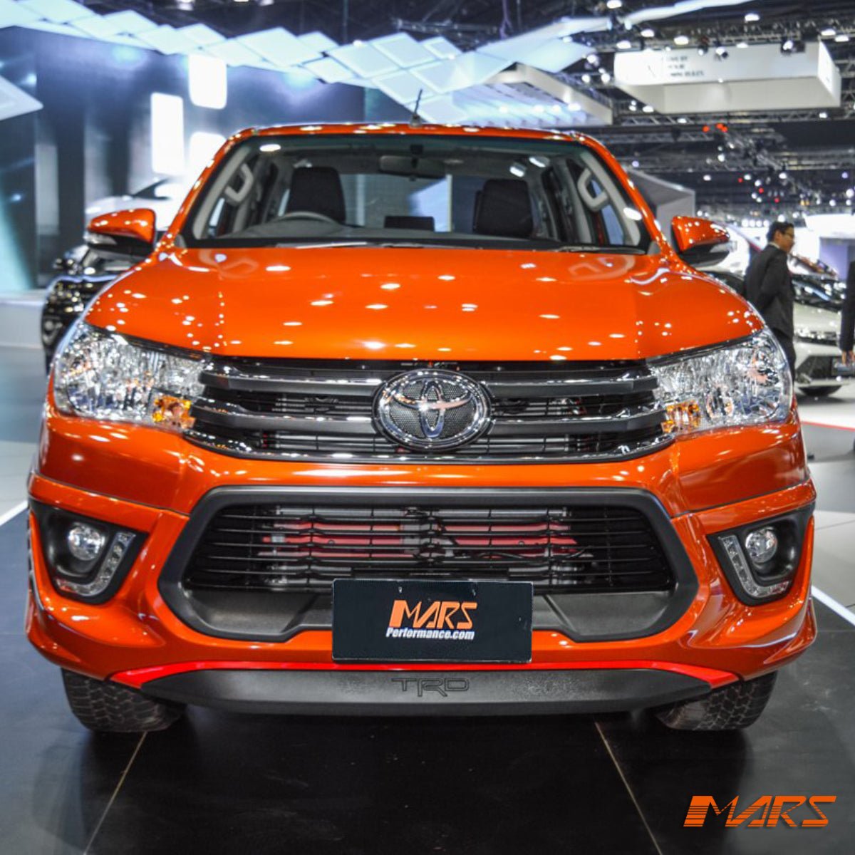 Front Bumper Bar Bodykit Cover with DRL Lights for Toyota Hilux Revo & TRD 2015 - 2018 & WorkMate 2015 - 2020 - Mars Performance