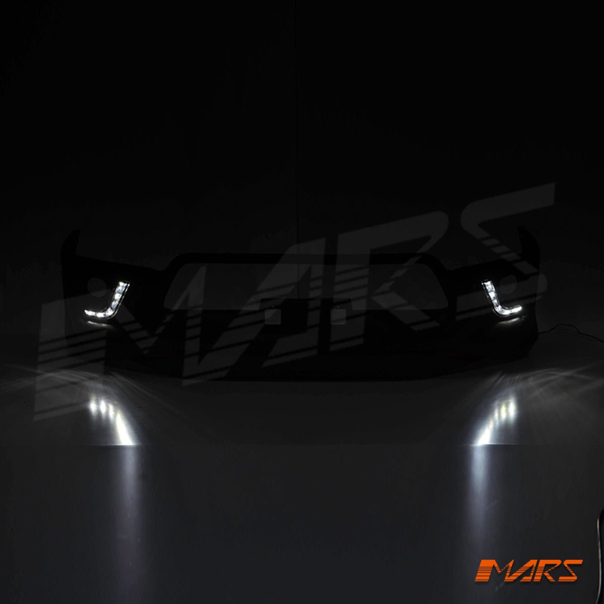 Front Bumper Bar Bodykit Cover with DRL Lights for Toyota Hilux Revo & TRD 2015 - 2018 & WorkMate 2015 - 2020 - Mars Performance