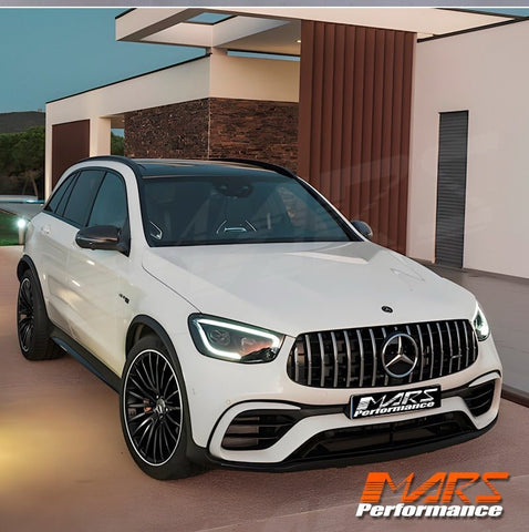 Front Bumper bar Bodykit & Grill for Mercedes - Benz GLC - Class X253 C253 2019 - 2023 & GLC43 GLC63 AMG - Mars Performance