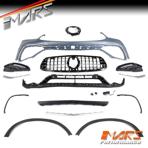 Front Bumper bar Bodykit & Grill for Mercedes - Benz GLC - Class X253 C253 2019 - 2023 & GLC43 GLC63 AMG - Mars Performance