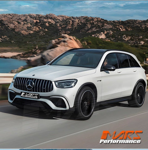 Front Bumper bar Bodykit & Grill for Mercedes - Benz GLC - Class X253 C253 2019 - 2023 & GLC43 GLC63 AMG - Mars Performance