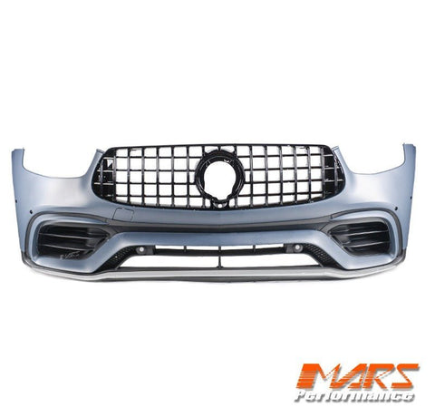 Front Bumper bar Bodykit & Grill for Mercedes - Benz GLC - Class X253 C253 2019 - 2023 & GLC43 GLC63 AMG - Mars Performance