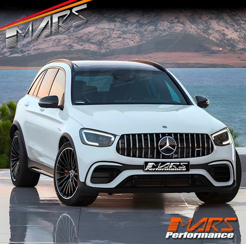 Front Bumper bar Bodykit & Grill for Mercedes - Benz GLC - Class X253 C253 2019 - 2023 & GLC43 GLC63 AMG - Mars Performance