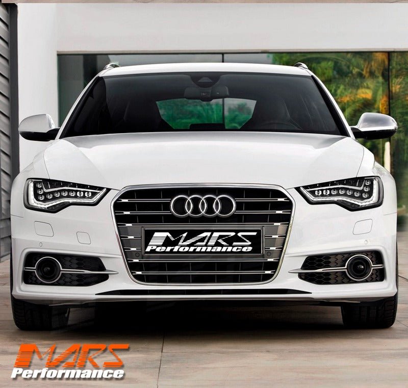 Front Bumper Bar Bodykit & Grill Grille for AUDI A6 S6 C7 2011 - 2014, Pre Update / Pre Facelift - Mars Performance