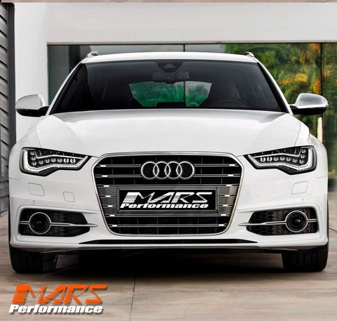 Front Bumper Bar Bodykit & Grill Grille for AUDI A6 S6 C7 2011 - 2014, Pre Update / Pre Facelift - Mars Performance