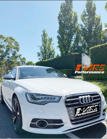 Front Bumper Bar Bodykit & Grill Grille for AUDI A6 S6 C7 2011 - 2014, Pre Update / Pre Facelift - Mars Performance