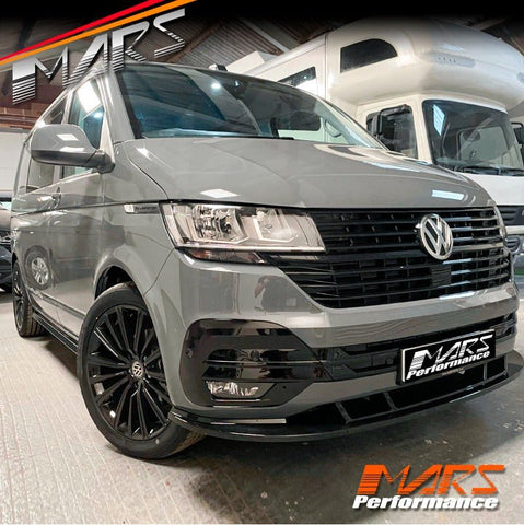 Front Bumper Bar Lip Spoiler Bodykit for Volkswagen VW Transporter Multivan Caravelle California T6.1 2020 - 2024 - Mars Performance
