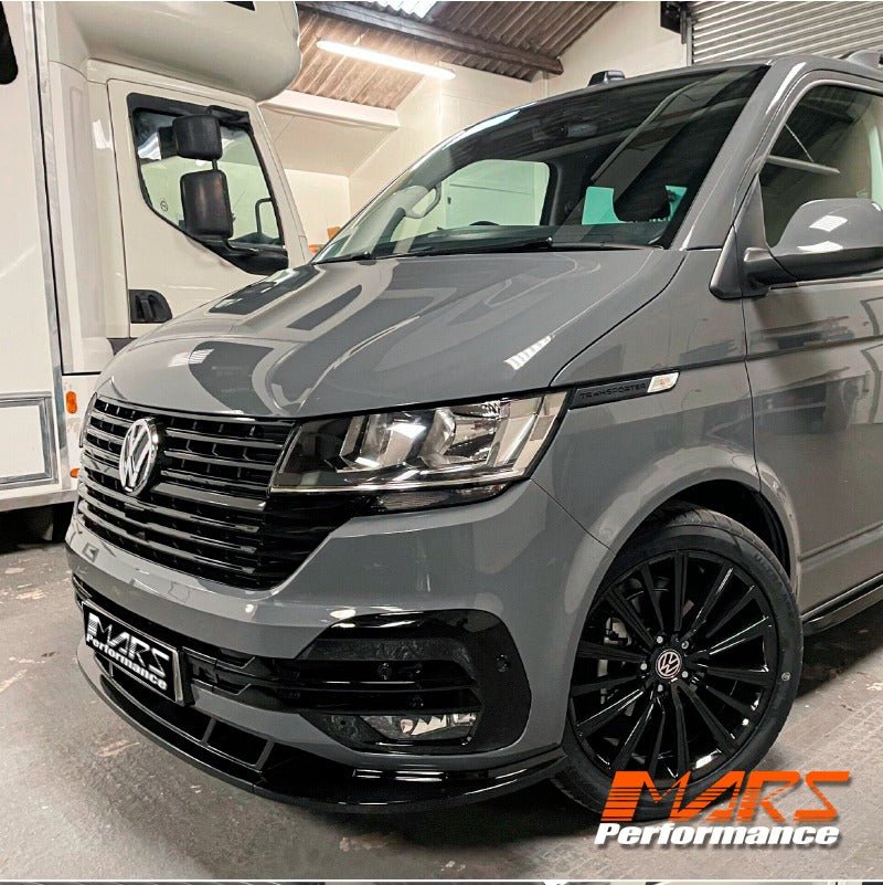 Front Bumper Bar Lip Spoiler Bodykit for Volkswagen VW Transporter Multivan Caravelle California T6.1 2020 - 2024 - Mars Performance