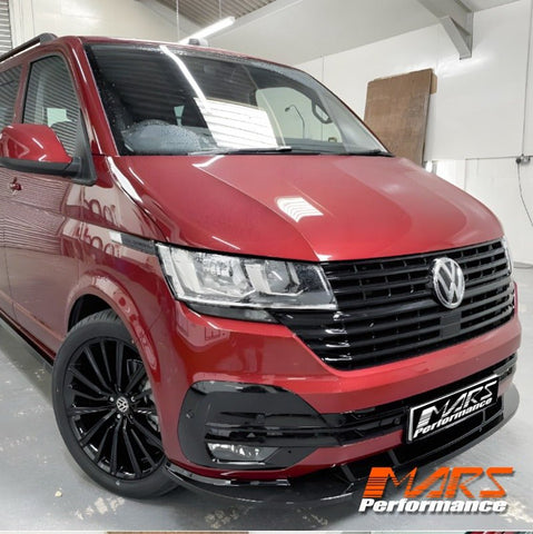 Front Bumper Bar Lip Spoiler Bodykit for Volkswagen VW Transporter Multivan Caravelle California T6.1 2020 - 2024 - Mars Performance