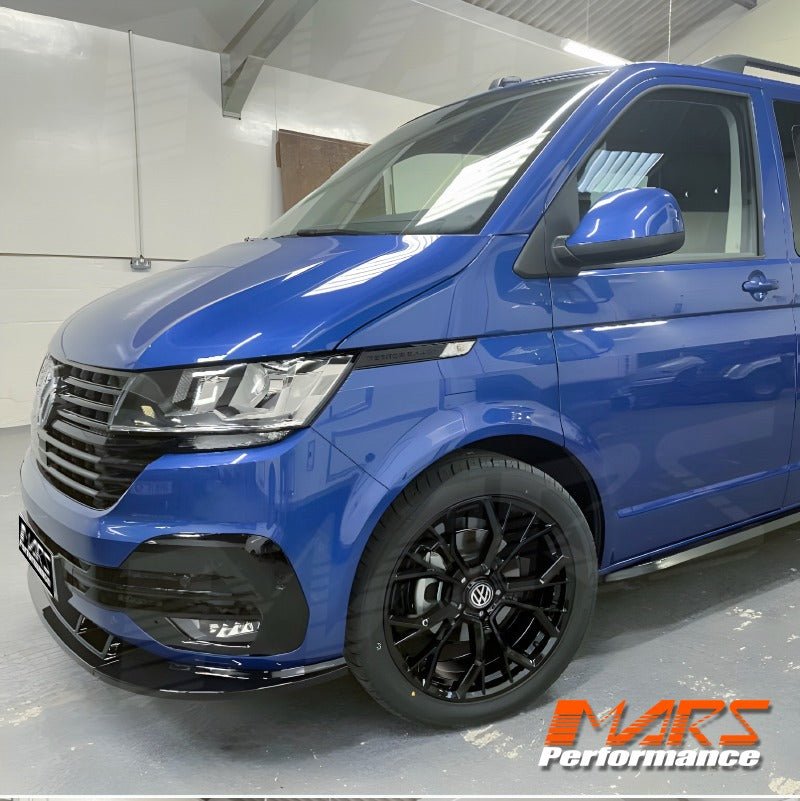 Front Bumper Bar Lip Spoiler Bodykit for Volkswagen VW Transporter Multivan Caravelle California T6.1 2020 - 2024 - Mars Performance