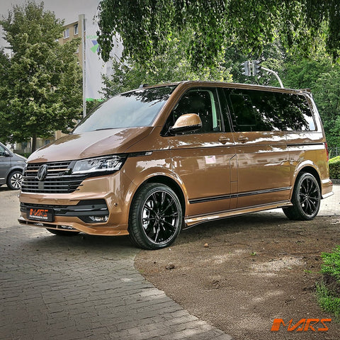 Front Bumper Bar Lower Lip Spoiler & Corner Splitters Bodykit for VolksWagen VW Transporter & Multivan T6.1 & ABT 2020 - 2024 - Mars Performance