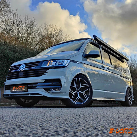 Front Bumper Bar Lower Lip Spoiler & Corner Splitters Bodykit for VolksWagen VW Transporter & Multivan T6.1 & ABT 2020 - 2024 - Mars Performance