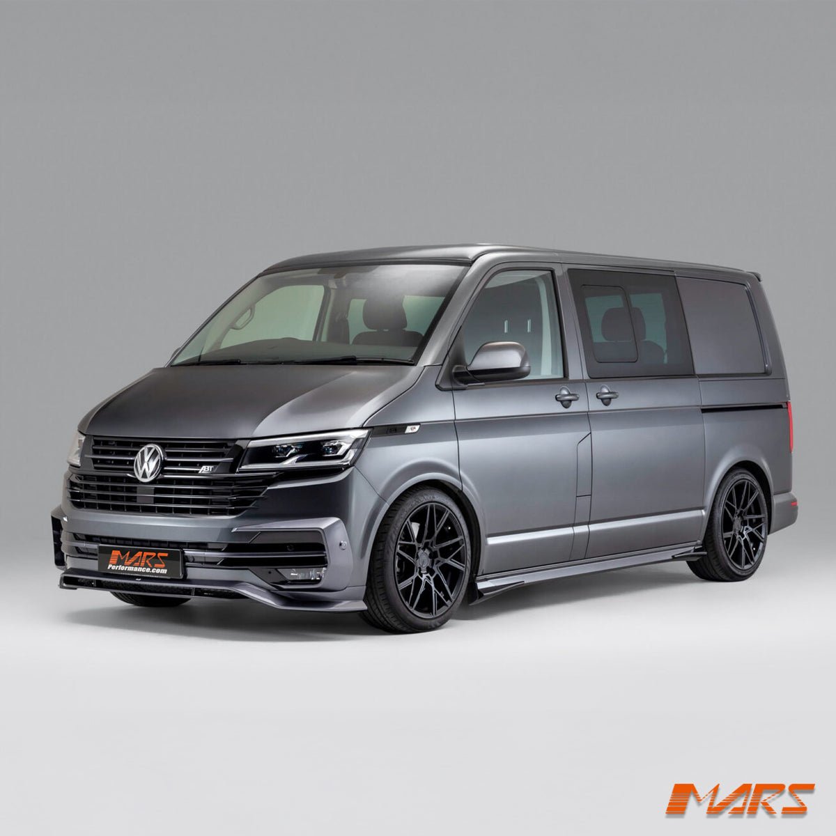 Front Bumper Bar Lower Lip Spoiler & Corner Splitters Bodykit for VolksWagen VW Transporter & Multivan T6.1 & ABT 2020 - 2024 - Mars Performance