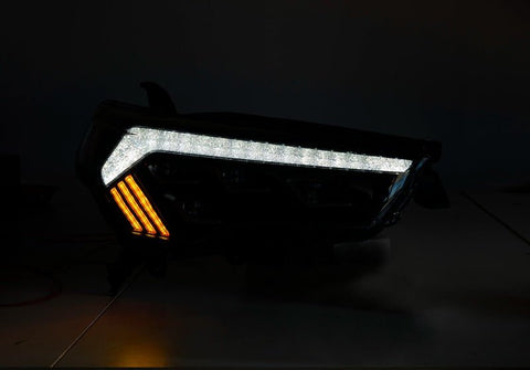 FULL LED DRL Head Lights with Sequential Indicator for Toyota 4RUNNER 2014 - 2022 - Mars Performance