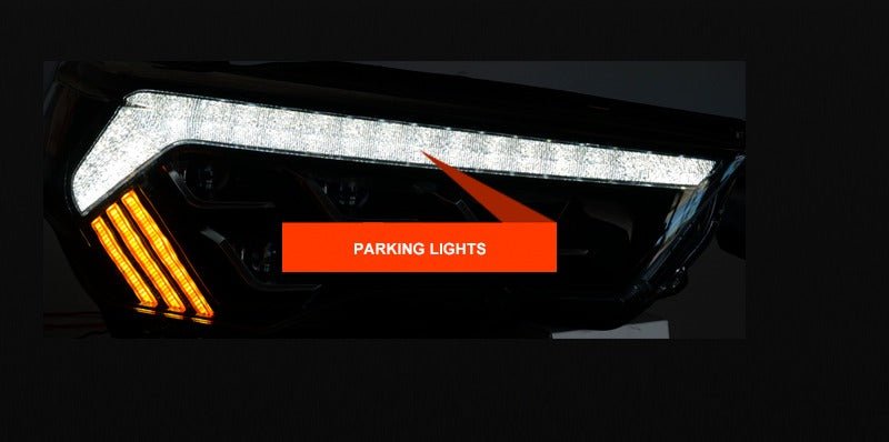 FULL LED DRL Head Lights with Sequential Indicator for Toyota 4RUNNER 2014 - 2022 - Mars Performance