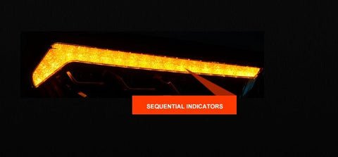 FULL LED DRL Head Lights with Sequential Indicator for Toyota 4RUNNER 2014 - 2022 - Mars Performance
